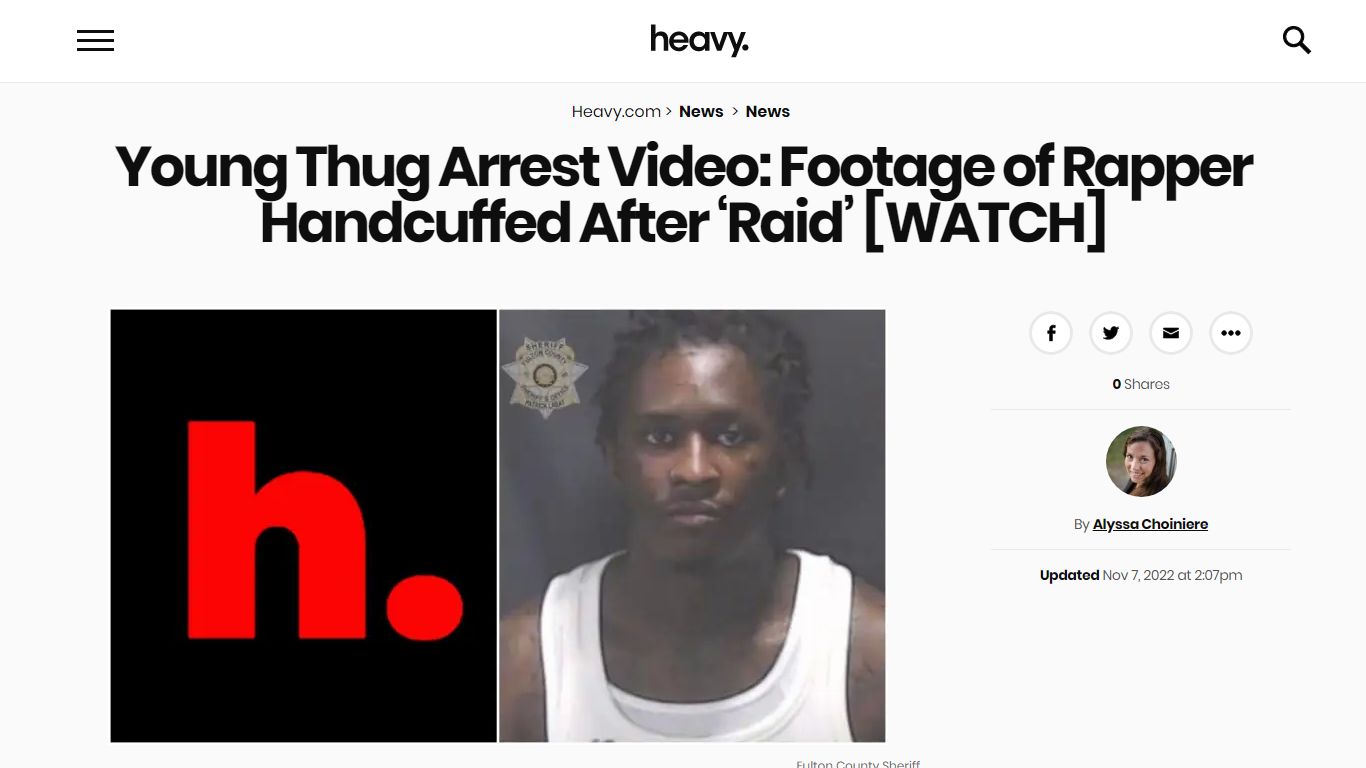 Young Thug Arrest Video: Footage of Cops 'Raid' the House - Heavy.com