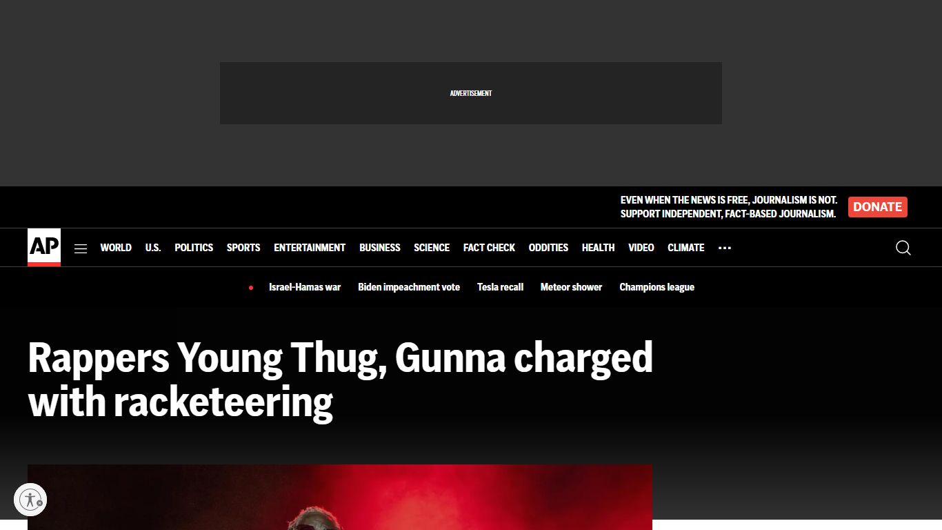 Rappers Young Thug, Gunna charged with racketeering | AP News